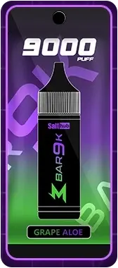 SALTHUB M Bar 9K, Grape Aloe — pack, from SALTHUB's flavour chart