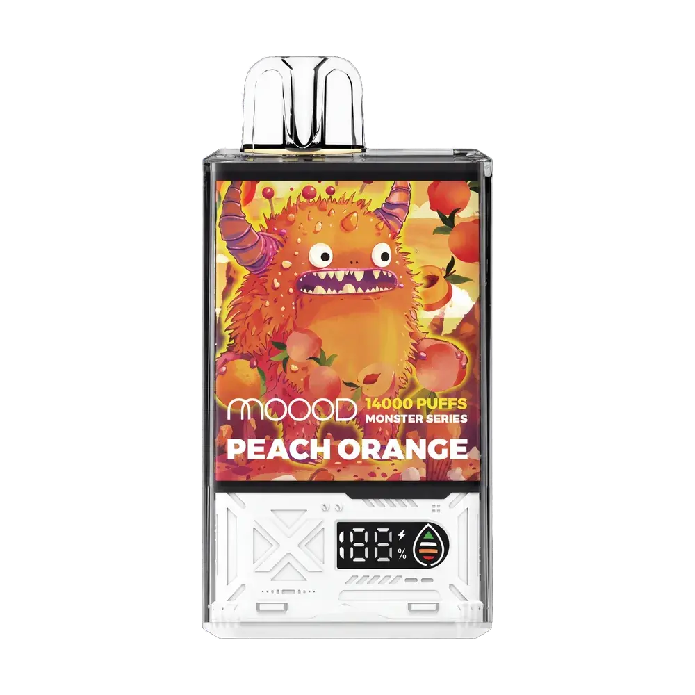 MOOOD Monster 14K, Peach Orange — device