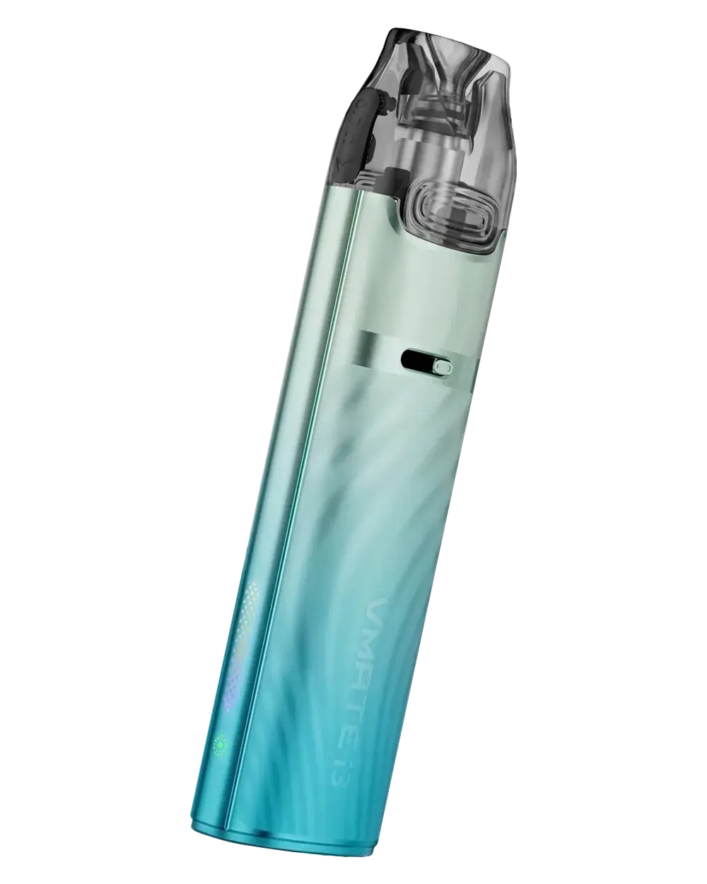 VOOPOO VMATE i3, Cyan Blue, tilted product shot